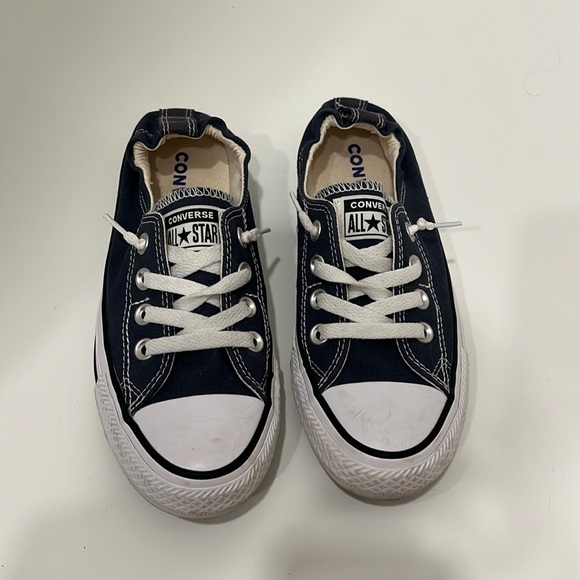 Converse navy blue all star used size 6.5 women - Picture 1 of 5
